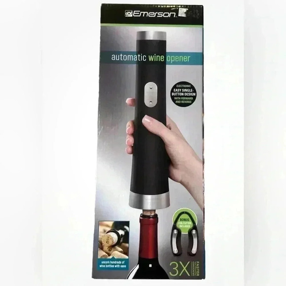 New in box automatic wine bottle opener. - Picture 1 of 5